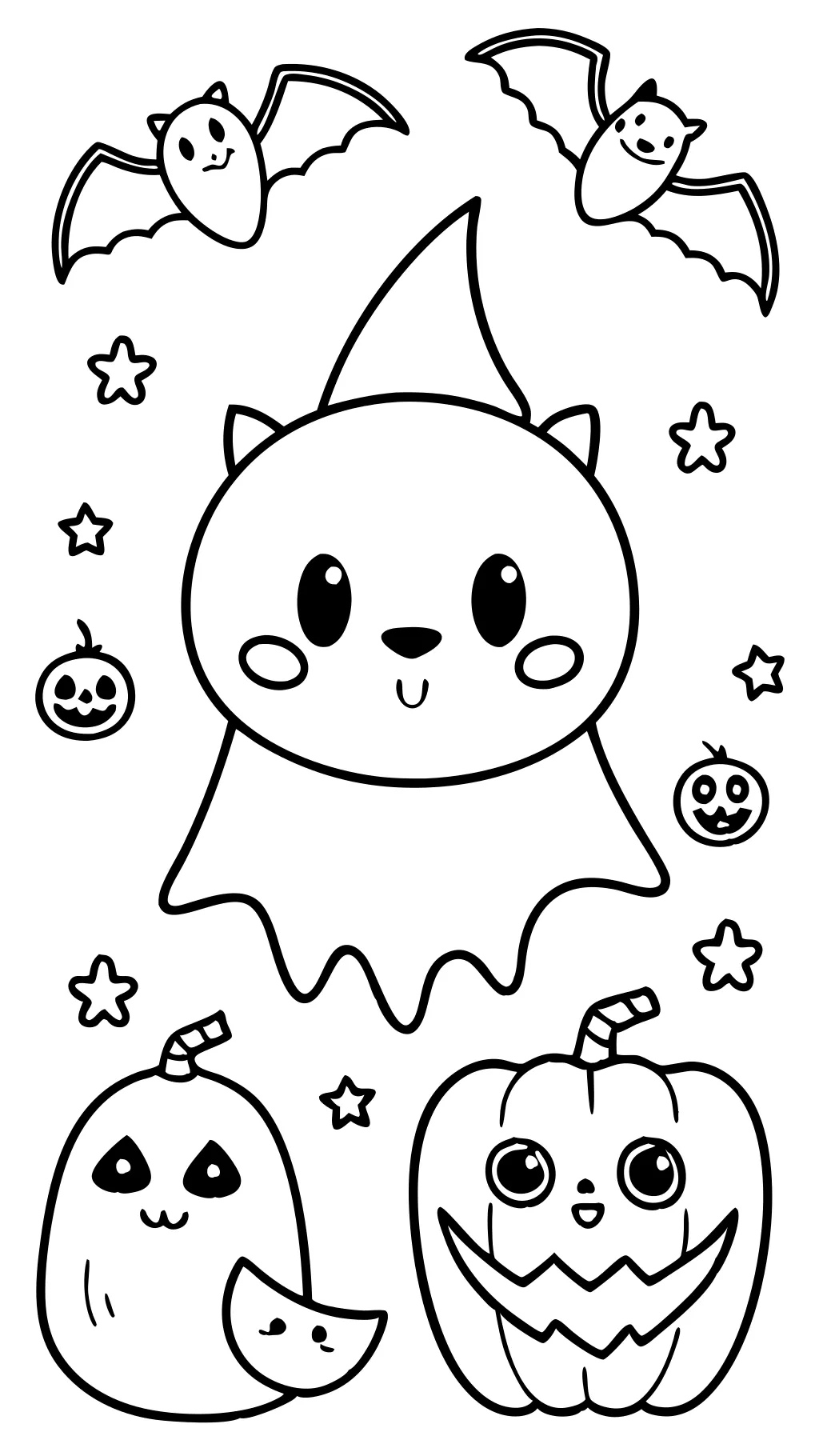 halloween coloring pages cute